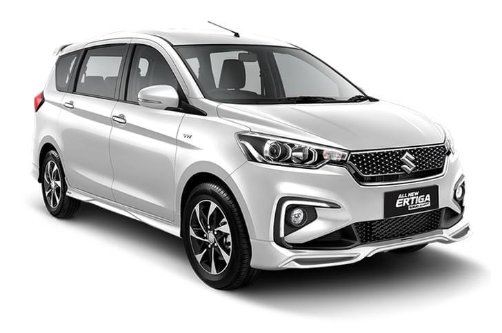 Maruti Suzuki Ertiga facelift 2026 India MPV white