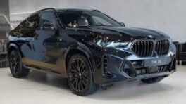 BMW X6 M60i 2026 India coupe SUV black