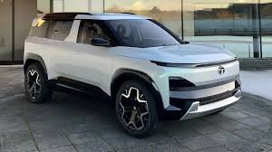 Tata Safari EV 2026 India 7 seat electric SUV white