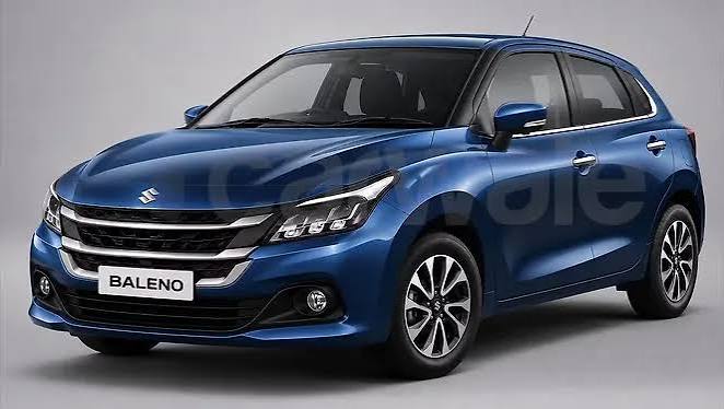 Maruti Baleno facelift 2026 India launch silver hatchback